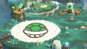 The decorations for Camp Central after using a Koopa Troopa amiibo in Super Mario Bros. Wonder – Nintendo Switch 2 Edition + Meetup in Bellabel Park