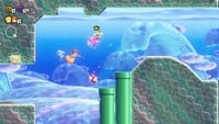 An underwater level in Super Mario Bros. Wonder