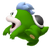Sprite of the icon for a Spike in the New Super Mario Bros. U style of Super Mario Maker 2. It appears in the user-interface for editing mode.