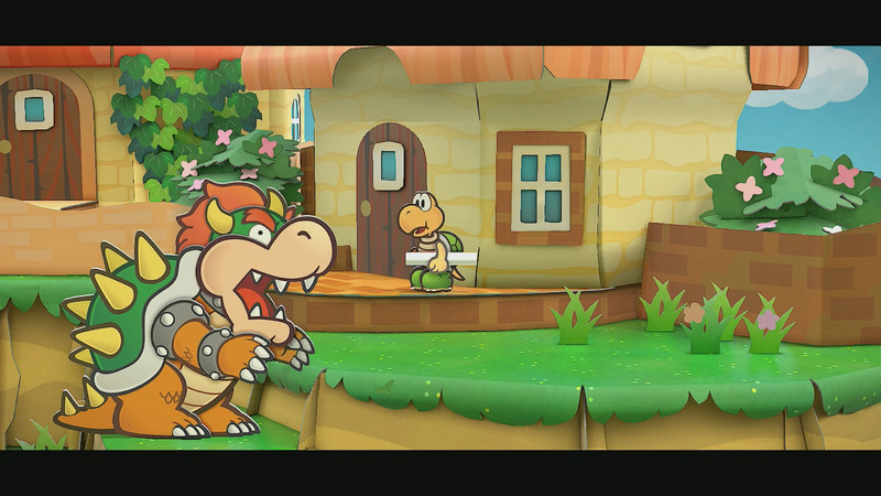 File:TTYDNS Bowser Shocked at Poster.png