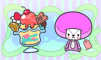 Plushie of Tibby seen during Mona's prologue cutscene in WarioWare Gold