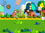 Super Happy Yoshi in Yoshi's Story