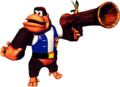 Chunky Kong with his Pineapple Launcher