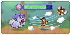 Image showing a partner move in Paper Mario: The Thousand-Year Door (Nintendo Switch)