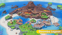 Goomba Lagoon in Super Mario Party Jamboree