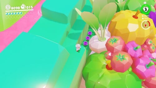 Line of coins in Luncheon Kingdom