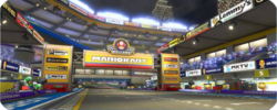 Mario Kart Stadium, from Mario Kart 8.