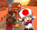 The course icon of the T variant with Toad (Party Time)