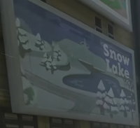 Snow Lake in Mario Kart World