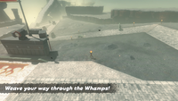 "Weave your way through the Whamps!" mission in Mario Kart World