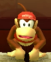 Diddy Kong as viewed in the Character Museum from Mario Party: Star Rush