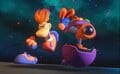 Rayman using Rocket Guard in Mario + Rabbids Sparks of Hope
