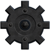 A 3d render of a large cog from nsmbw