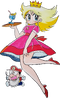 Princess Peach and Baby Mario
