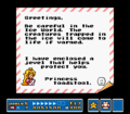 Princess Toadstool's letter upon completing Sky Land