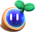 A blue Wonder Seed in Super Mario Bros. Wonder