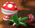 The stem in the remake's first stage as seen in battle