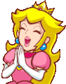 Animation of Peach in "Calm" mode