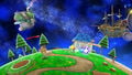 The Mario Galaxy stage