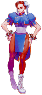 Chun-Li's Spirit sprite from Super Smash Bros. Ultimate