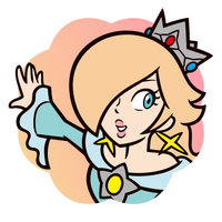 Sticker Rosalina (happy) - Mario Party Superstars.png
