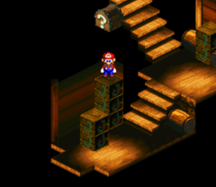First Treasure in Sunken Ship of Super Mario RPG: Legend of the Seven Stars.