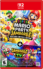 American box art for Super Mario Party Jamboree – Nintendo Switch 2 Edition + Jamboree TV