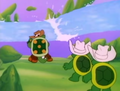 The Koopa Troopas' miscolored hats