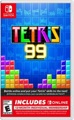 North American box art for Tetris 99