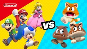 Thumbnail of a video on ways to beat Goombas in Super Mario 3D World + Bowser's Fury, uploaded to YouTube by the Play Nintendo channel
