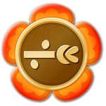Artwork of the Grappling Vine badge from Super Mario Bros. Wonder