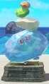 The Smashintone statue from the DK Island & Emerald Rush DLC