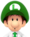Sprite of Dr. Baby Luigi from Dr. Mario World