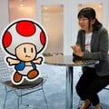 Promotional image of Toad auditioning for a role in Paper Mario: Color Splash from Nintendo of America's Instagram account