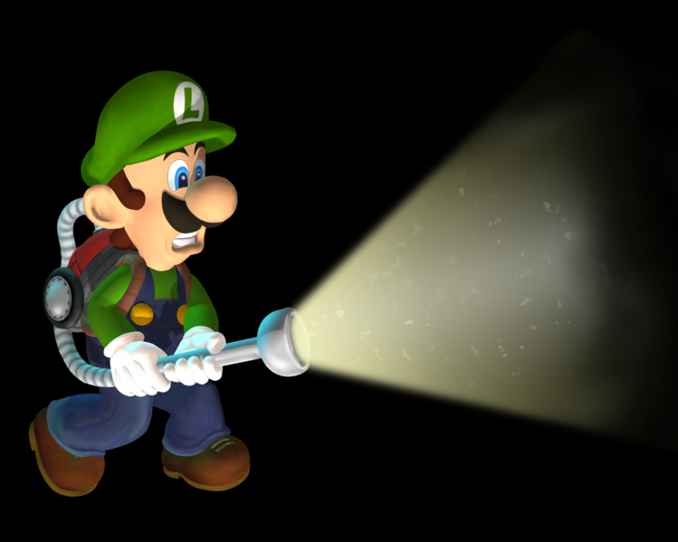 File:Luigi holding flashlight LM artwork.png