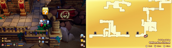 Block 26 in Offandon Island from Mario & Luigi: Brothership