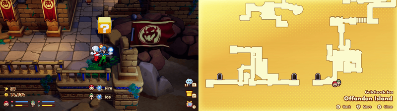 Block 26 in Offandon Island from Mario & Luigi: Brothership