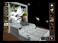 The Stage UFO mode in Mario Artist: Polygon Studio