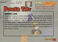 One of the Mario Kart 64 Collectible Trading Cards.