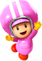 Pink Toad (Pit Crew) from Mario Kart Tour