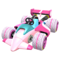 Standard tires (Mario Kart Wii, pink) on the Pink B Dasher Mk. 2