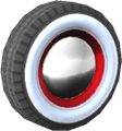 The Ring7_Black tires from Mario Kart Tour