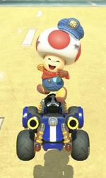 Toad (Engineer) performing a trick.