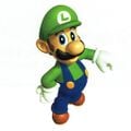 Luigi posing