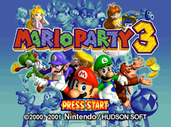 Mario Party 3 title screen