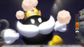 King Bob-omb gets angry after he loses half of his health.