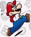 Mario sprinting