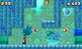 The third sub-area in World 4-5 in New Super Mario Bros. 2
