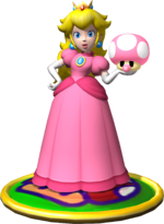 Artwork of Princess Peach for Mario Party 4