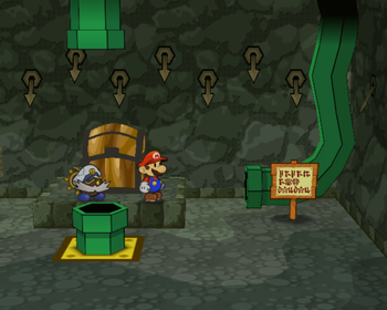 Fifth, sixth and seventh treasure chests in Pit of 100 Trials of Paper Mario: The Thousand-Year Door.
